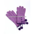 Women 100% warm cashmere glove Made in China